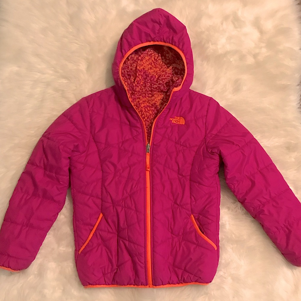 The North Face | Pink and Orange Inside-Out Jacket